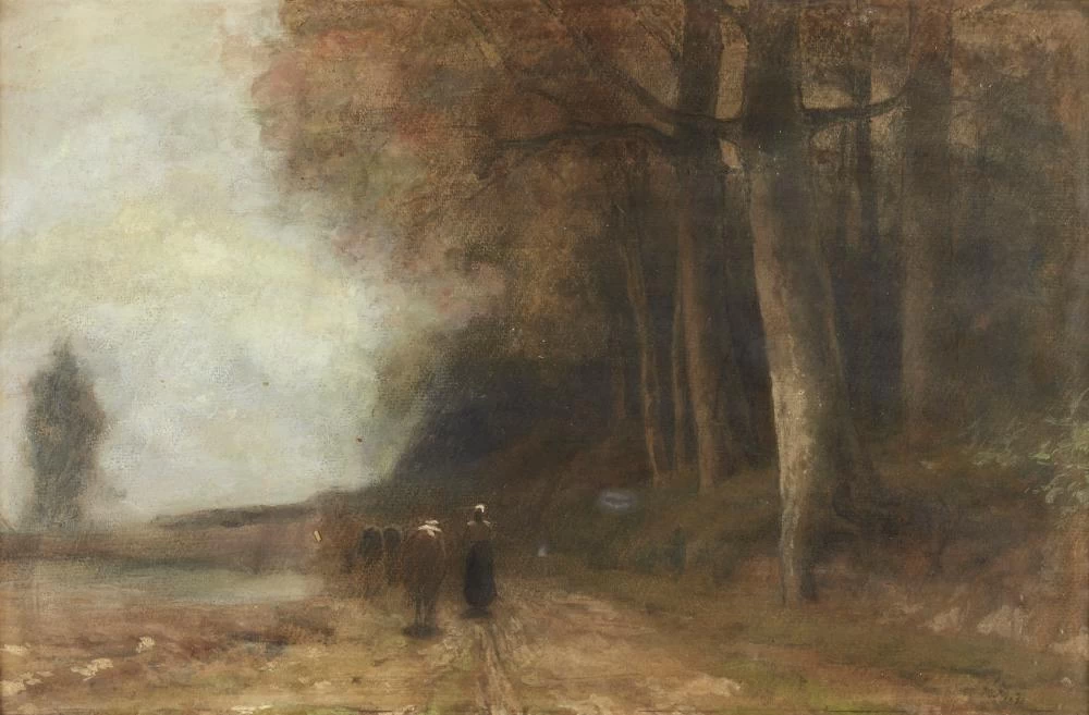 Un sentiero nella foresta, 1871
